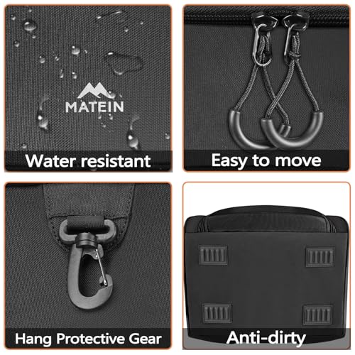 MATEIN Black Basketball Bag with Ball Holder & Shoe Compartment - Sports Backpack