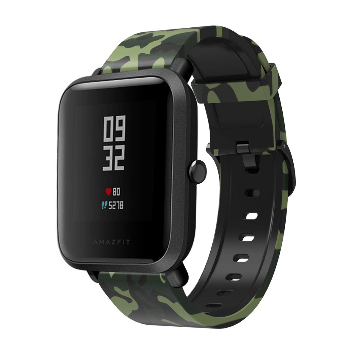 FitTurn 3-PACK Bands Compatible with Rinsmola 2021 Smart Watch Bands Silicone Soft Quick Release Wristband Replacement Straps for Rinsmola SmartWatch Band Accessories Women Men (Camouflage tricolor)