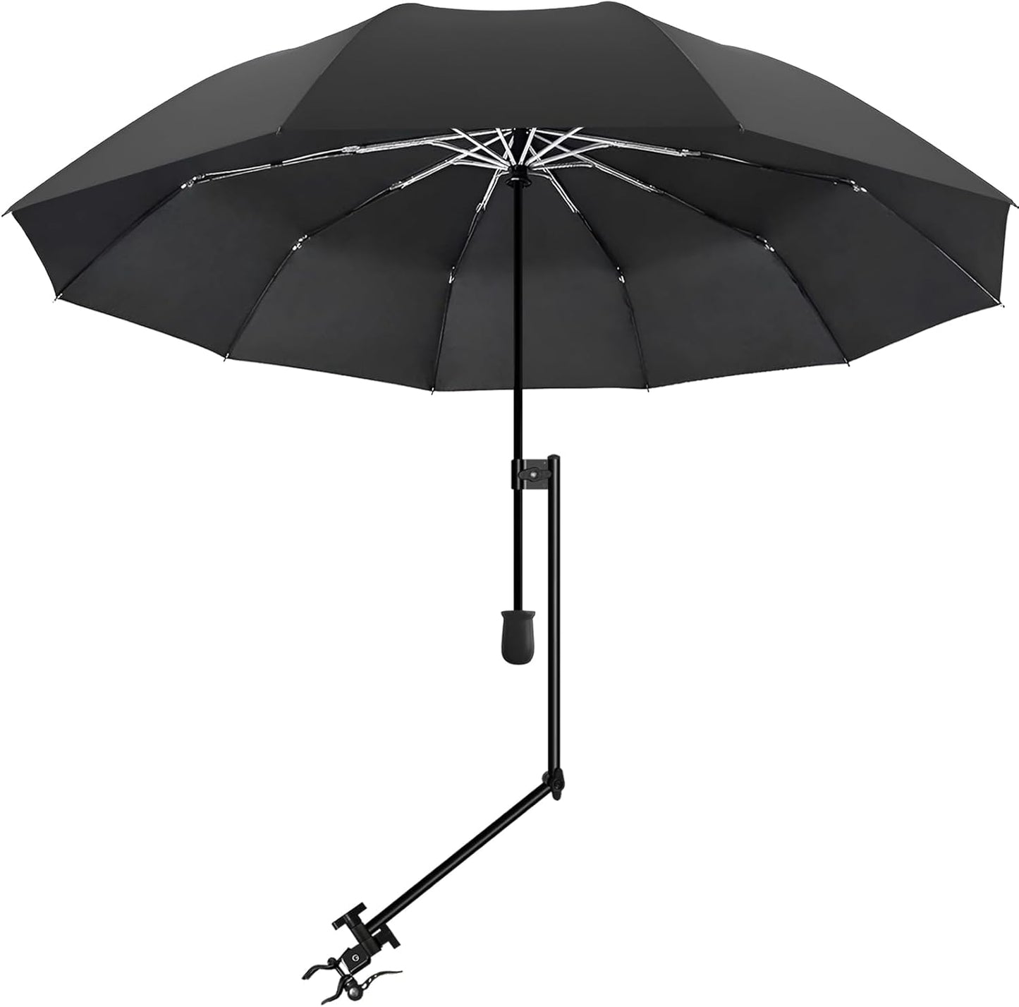 XLINGZA Beach Umbrella - UPF 50+ Protection with Adjustable Universal Clamp for Ultimate Shade