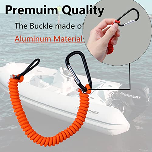 Boat Kill Switch Lanyard Replacement - Mercury Marine, Orange, 54 inches