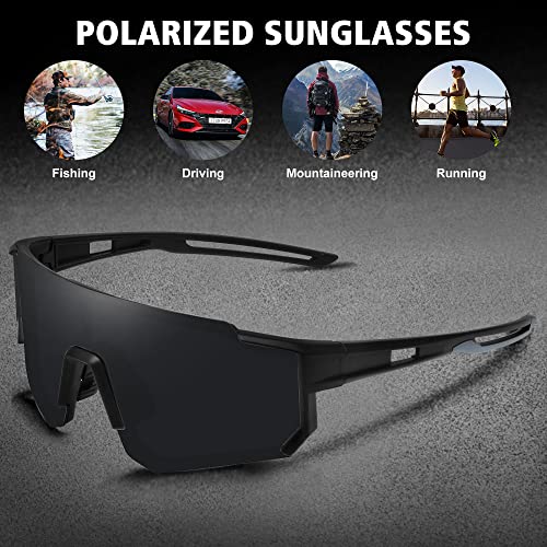 Polarized Sports Sunglasses for Men & Women - UV400 Protection