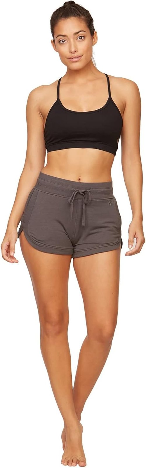 Colosseum Women's Active Dolphin Lounge Shorts - Four-Way Stretch Micro Terry with Pockets