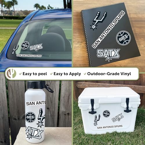 San Antonio Spurs Vinyl Sticker Decal - Official Licensed Sports Fan Gear