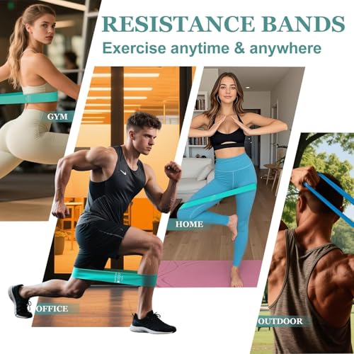 5-Level Resistance Bands Set for Home Fitness - 5 Colors