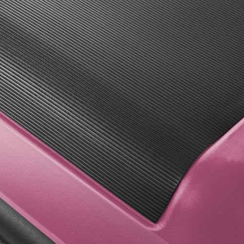 Aerobic Step Platform with Adjustable Height & 4 Risers - Pink
