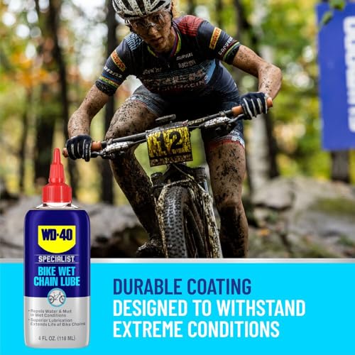 High-Performance Wet Chain Lube for Bikes - 4 Oz