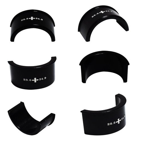Xmomx 3 Kinds Front Derailleur Adjust Conversion Clamp Shim Spacer Adapter Sheet 28.6 to 31.8 to 34.9mm Aluminum Alloy for MTB Mountain Road Bicycle 1 Set