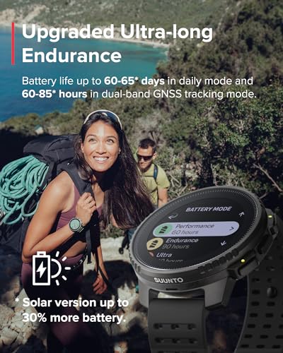 Adventure GPS Watch with Offline Maps & Solar Charging