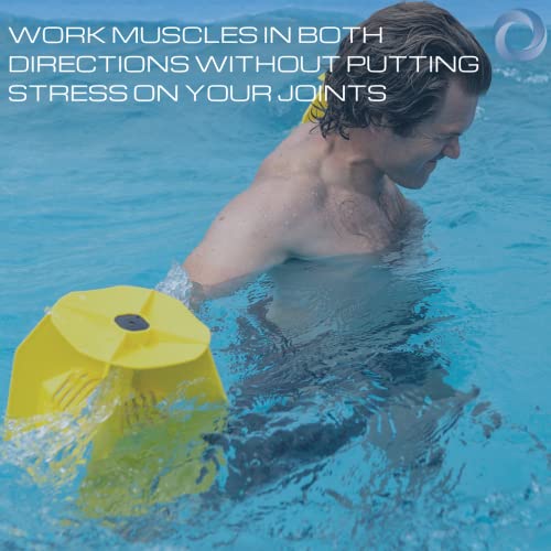 Total Body Pool Exercise System - Hydro-Tone Bells & Fins - Yellow