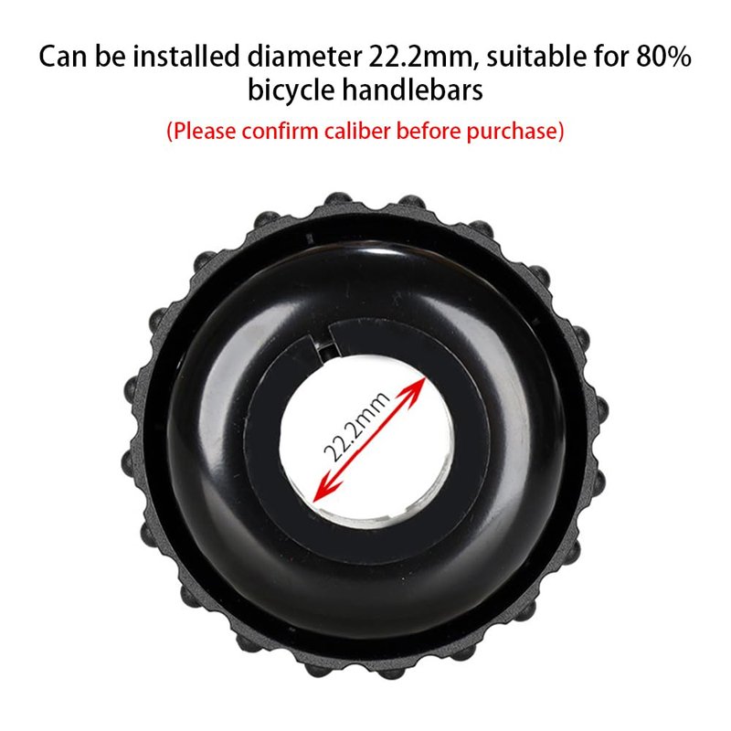 Bike Bell, Pure Copper Bicycle Bell Invisible Bikes Bell W/Loud Sound for Bicycles Handlebars with Diameter of 22.2mm