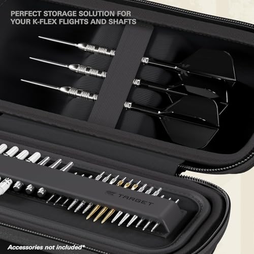 Target Darts BOA Grey Dart Storage Case for 6 Fully Assembled Darts and Accessories