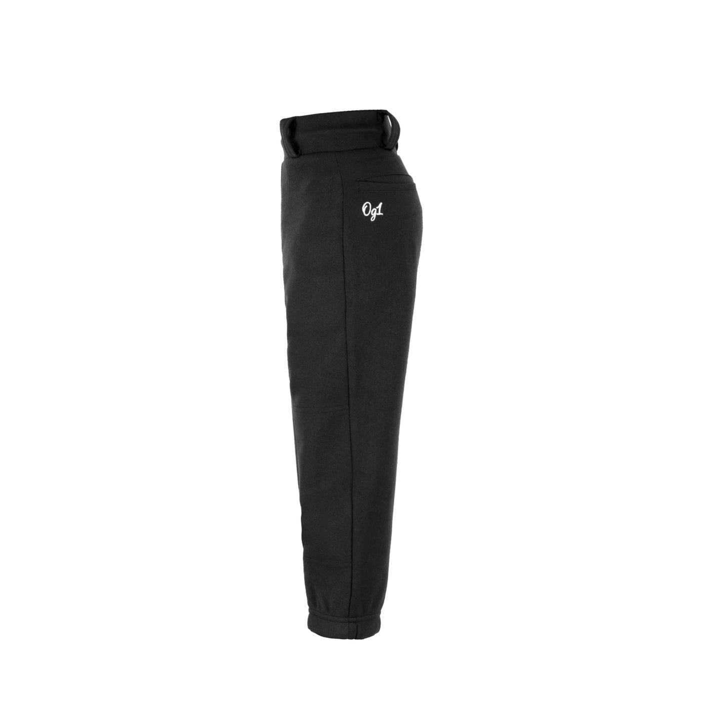 OG1 Youth Pull-Up Premium Baseball Pant | 100% Polyester | Full Length | Elastic Bottom