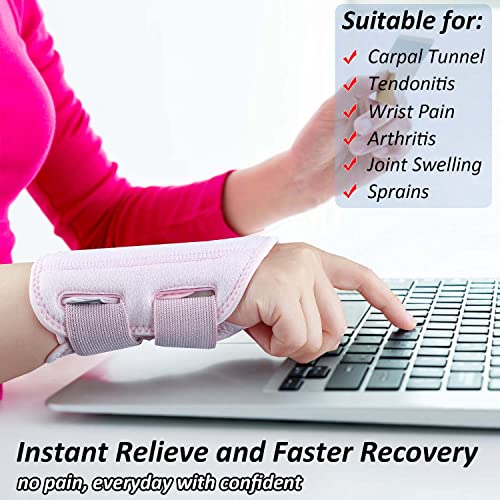 SHIFANQI Small/Medium Pink Right Hand Compression Wrist Brace for Pain Relief