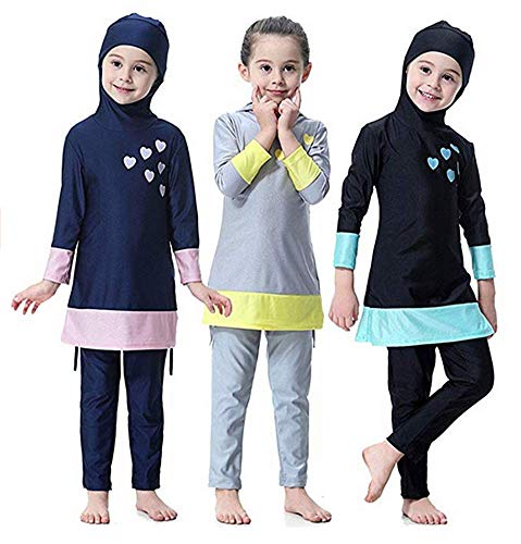 Modest Full Body Islamic Swimwear for Girls with Hijab