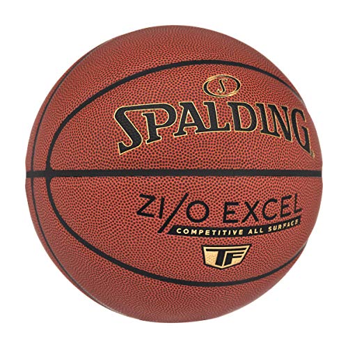 Spalding Size 7 29.5" Indoor Outdoor Basketball Zi/O Excel TF - Brown
