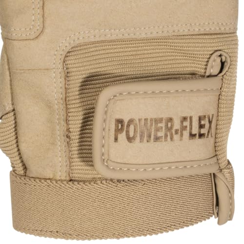 Power Flex Color Guard Gloves - Suede Grip Palm, Mesh Back, Light/Medium