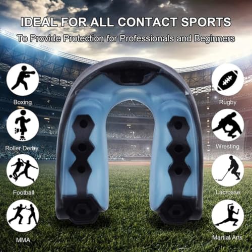 Football Mouth Guard, 2pcs Guard Sports Youth Mouthpiece Boxing