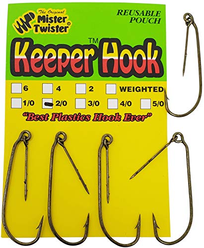 Keeper Hook 2.0 - Bronze Fishing Hook with Keeper Barb (KH5-2/0)