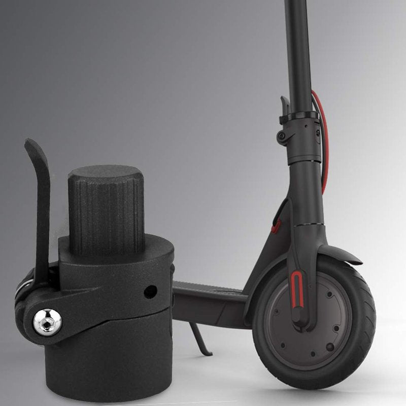 OUKENS Foldable Electric Scooter Pole Base Replacement for Xiaomi M365, Compatible Front Fork Bracket, Black Sturdy Aluminum Alloy Scooter Folding Stem Replacement, Folding Mechanism Upgrade Part