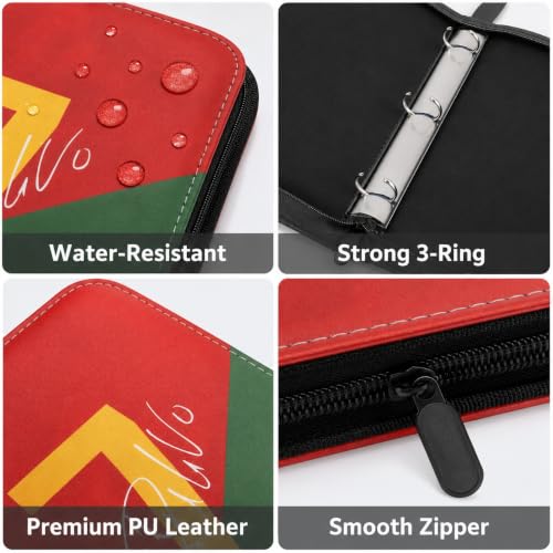 HBK Soccer Card Binder NO-7 / 400 Pockets - Large Capacity Sports Card Organizer