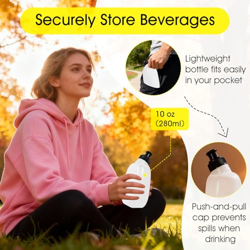 10oz BPA-Free Water Bottle Set for Running & Cycling - 2 Pack
