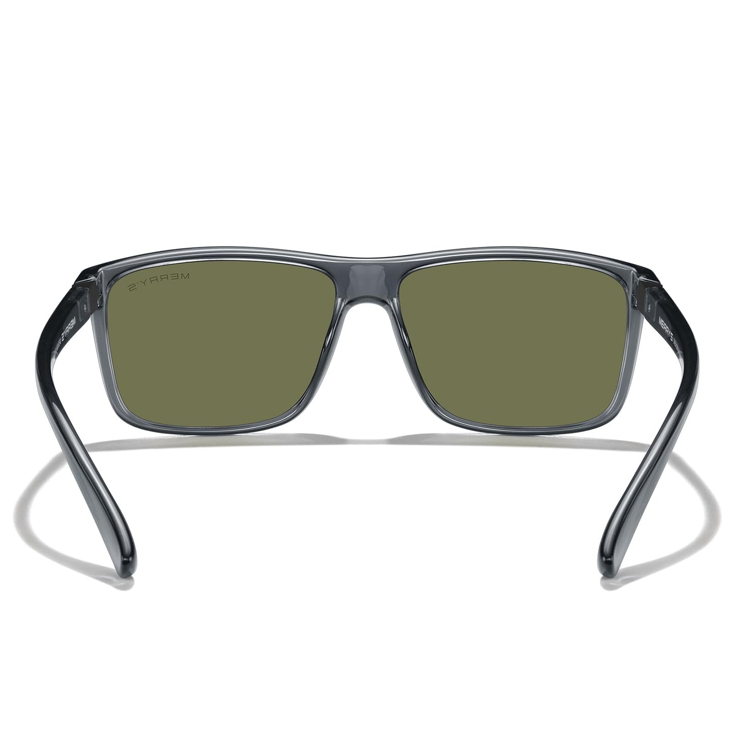 MERRY'S Rectangular Polarized Sports Sunglasses for Men Women Cycling Driving Fishing UV400 Protection S8225