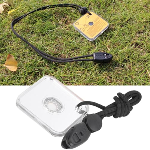 Emergency Dive Mirror with Whistle - Mini Reflective Signaling Tool