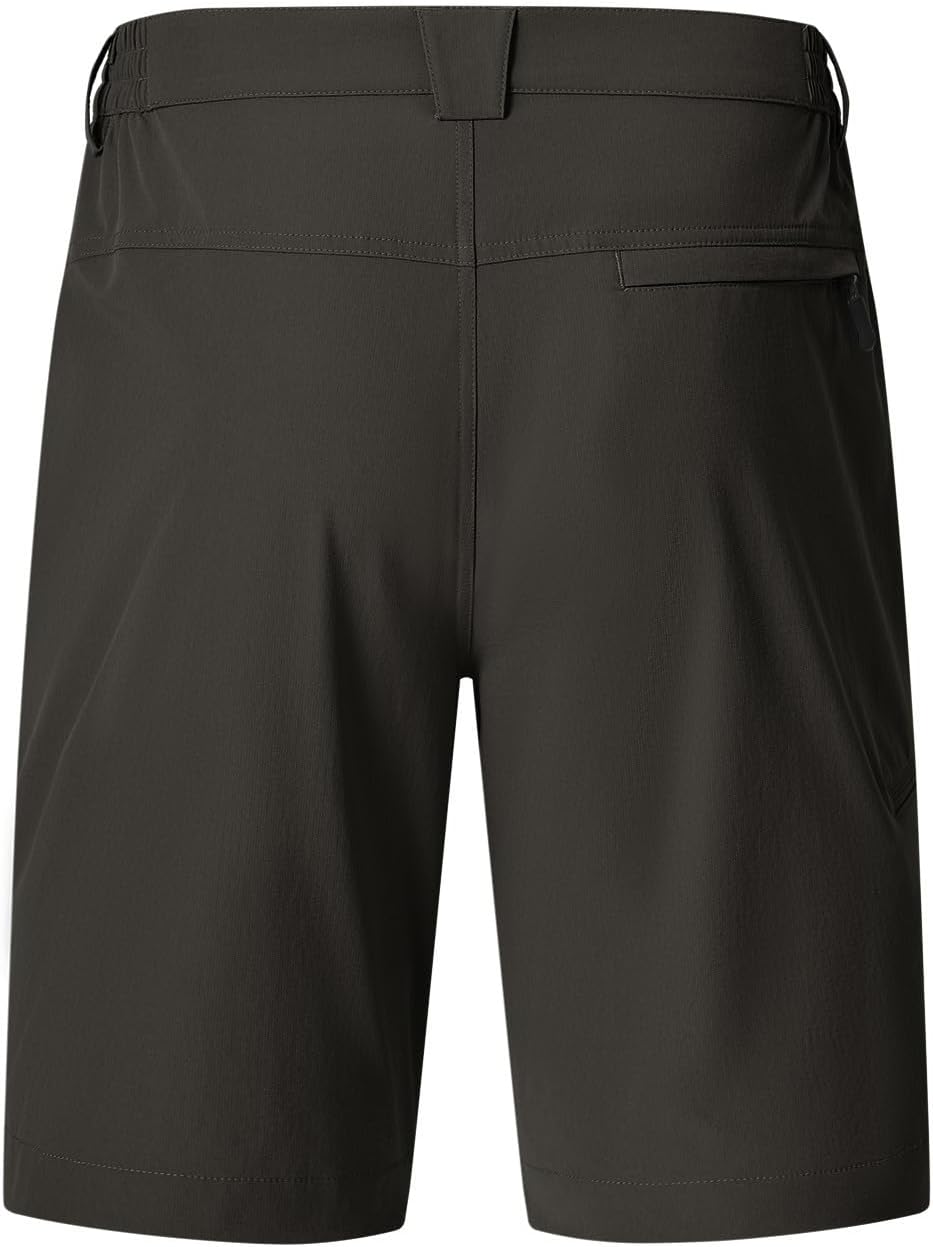 TBMPOY Men's Golf Shorts - Lightweight 9" Quick-Dry Cargo Shorts for Casual Outdoor Travel | 4 Pockets