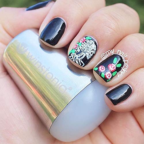 Jumbo Nail Art Stamper with Soft Marshmallow Pad - Milky White