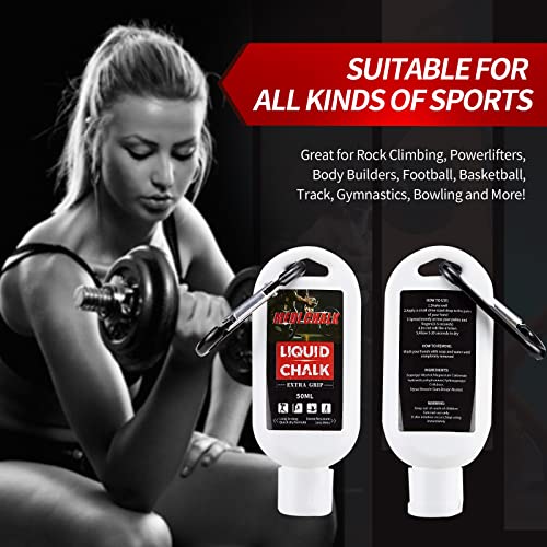 Liquid Chalk - 50ML Sports Grip Chalk for Weightlifting & Climbing