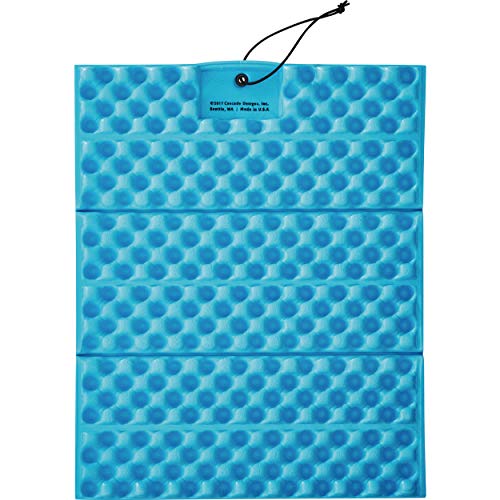 Insulated Camping Seat Pad - Z Seat Cushion - Blue/Silver