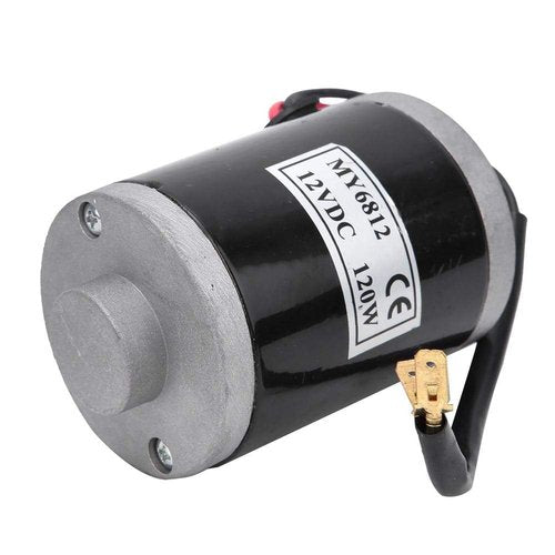 Ktsxxops Brushed Motor, MY6812 12V 120W High Speed Electric Scooter Motor with 9 Tooth, Brush Motor DC for Electric Folding Scooters, Mini Dirt Bike Part Replacement