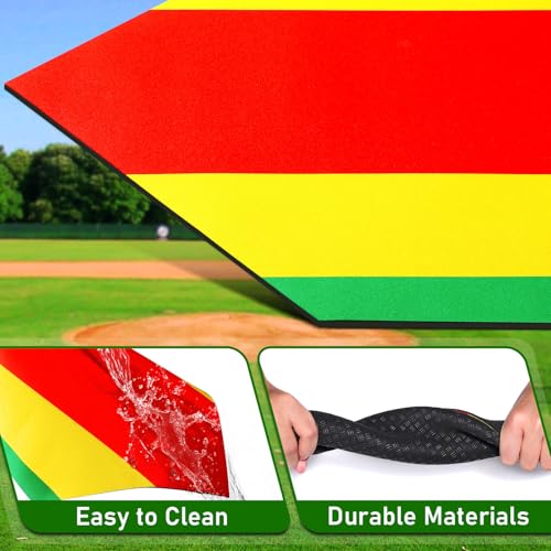 17" Official Size Baseball & Softball Home Plate - 1PCS