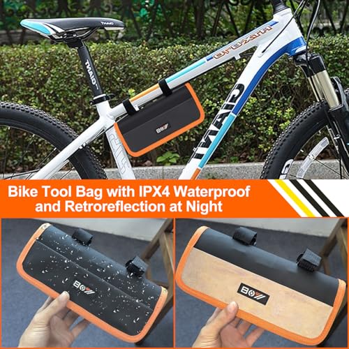 Bicycle Repair Kit with Tire Pump - Portable Tool Kit