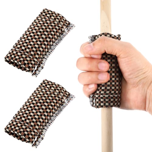 Billiard Cue Stick Slicker 2-Pack - Brown Pool Accessories