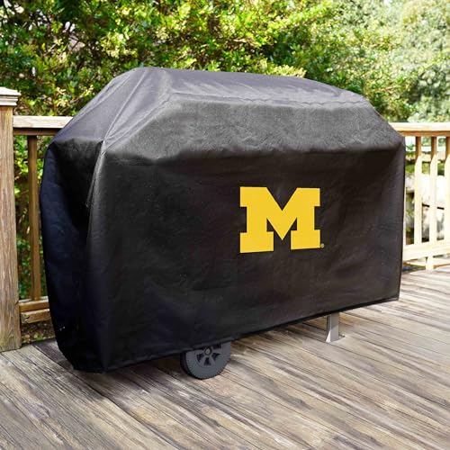 Michigan Wolverines Grill Cover - Heavy-Duty, 68 in x 21 in x 35 in