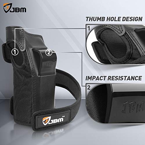 Knee Pads, Elbow Pads & Wrist Guards Set - Large (12+ Years) - Black