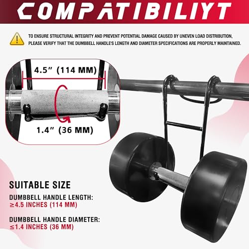 Dumbbell Spotter Hooks Pro 2.0 – 250 lb Load, Wrist Straps & Storage Bag
