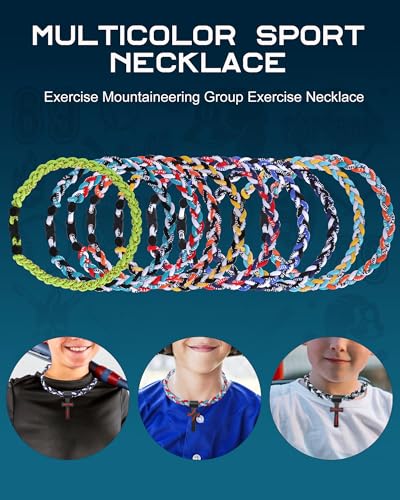 Baseball Necklaces 3-Pack - Tornado Design - Red & White Hub