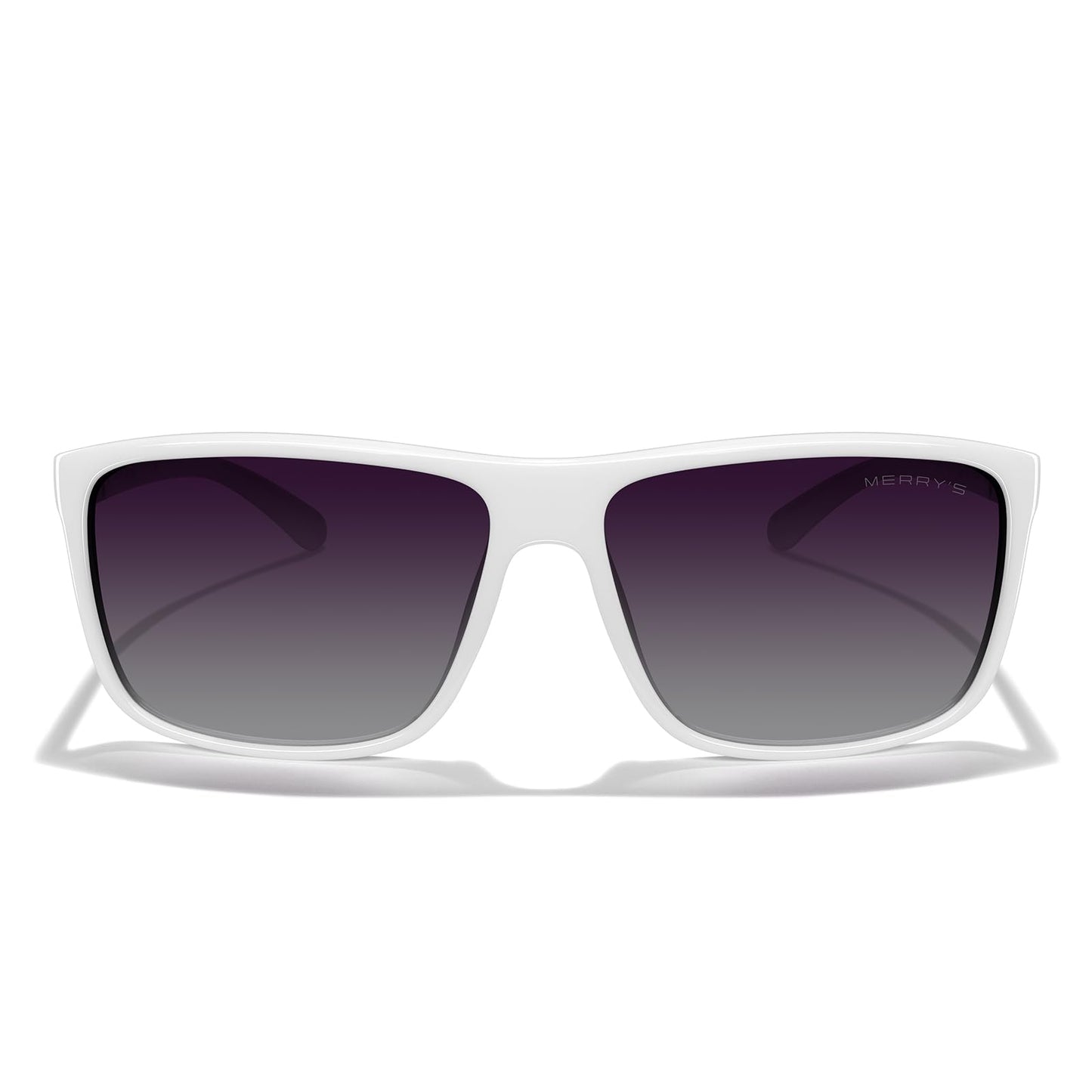 MERRY'S Rectangular Polarized Sports Sunglasses for Men Women Cycling Driving Fishing UV400 Protection S8225