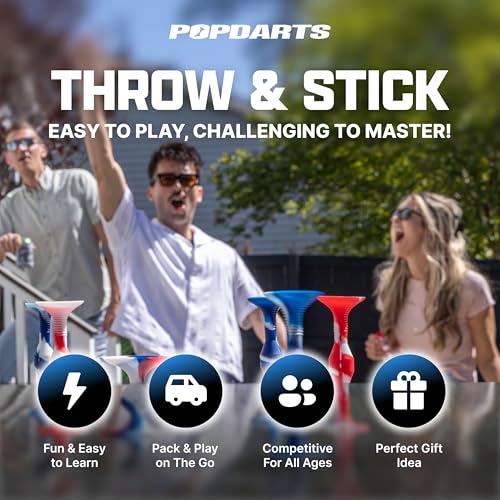 Popdarts PRO Pack Game Set - Drizzle | Indoor & Outdoor Throwing Game