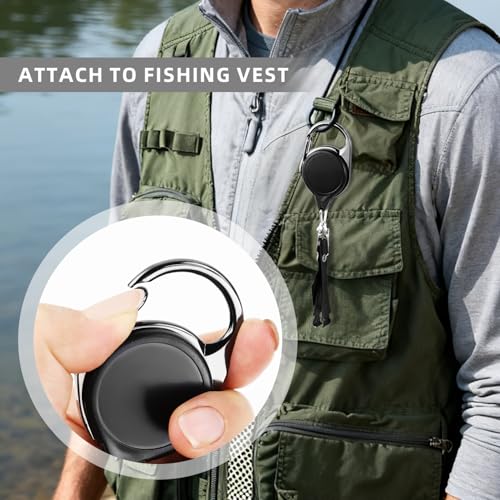 Fly Fishing Zinger Retractor & 3-in-1 Knot Tool Clipper - 1 Pcs + 1 Single Cut