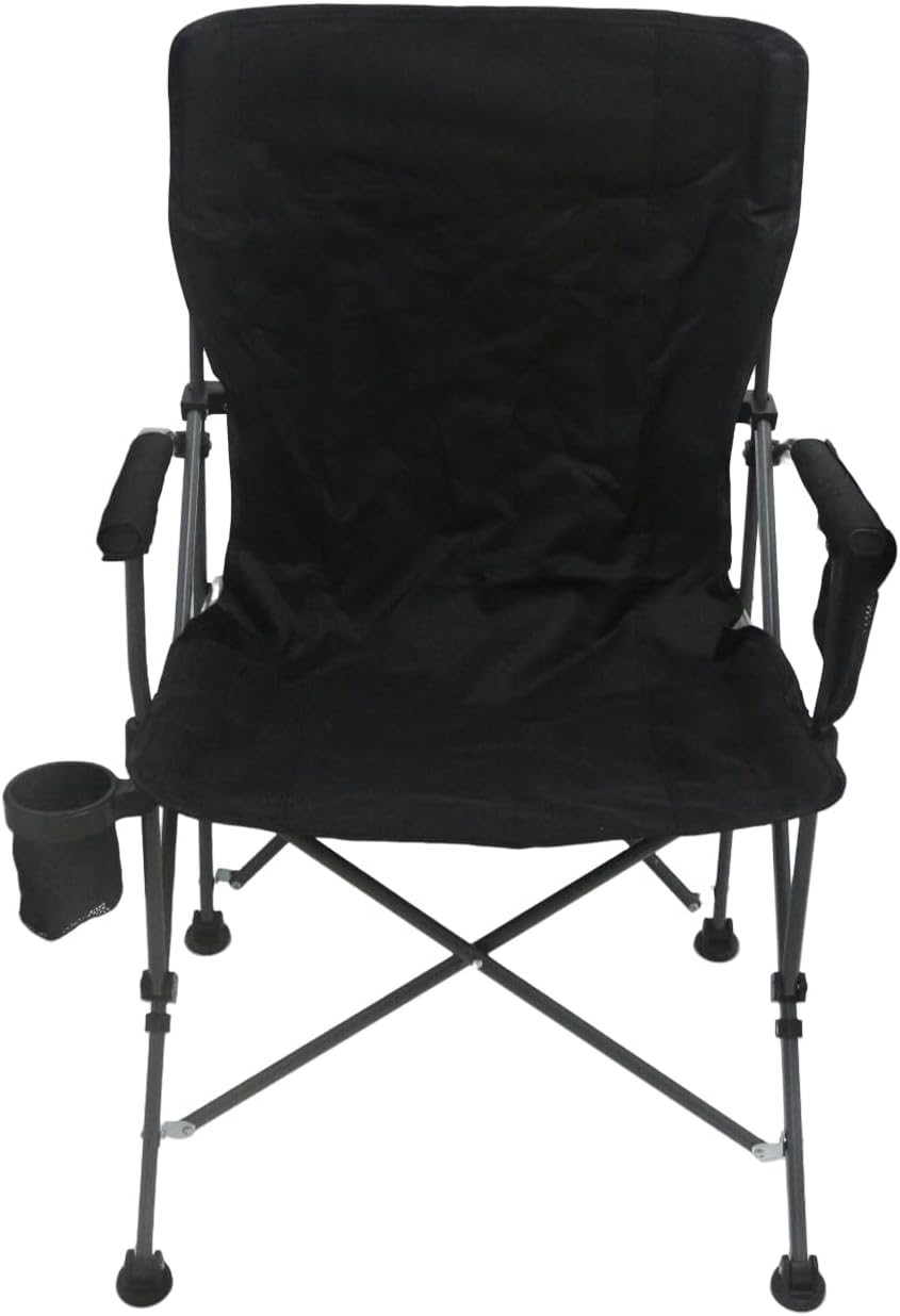 Skiennix Portable Camping Chair - Lightweight & Heavy Duty 500 LBS Support | Oversized with Side Pockets & Cup Holder
