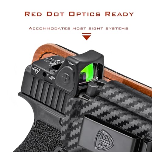 MEIGON Kydex Holster for Springfield Echelon 4.0 Compact - Black Carbon Fiber, Right Hand, Optic Cut, Inside Waistband Concealed Carry