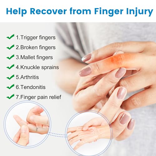 Adjustable Finger Splint for Pain Relief - Beige, 2 Count
