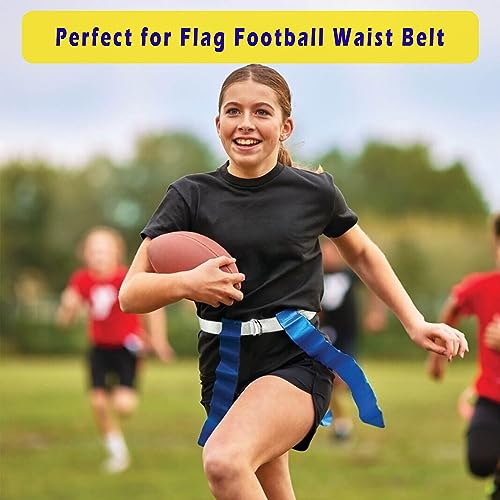 Web Football Belt with Two Stainless Steel D Rings 52' Pants for Men