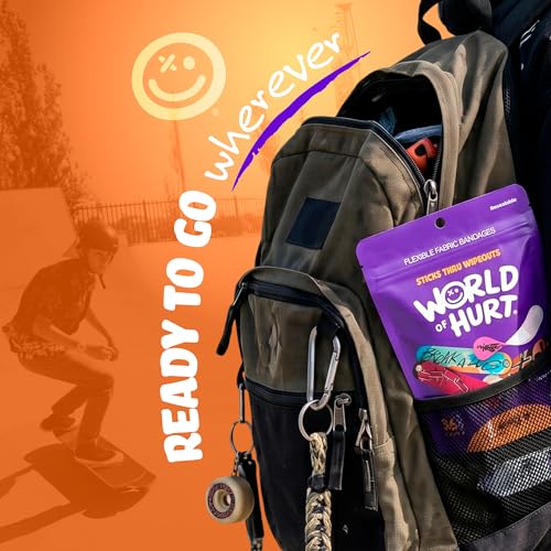 Cool Bandages for Kids & Teens - 108 ct Variety Pack
