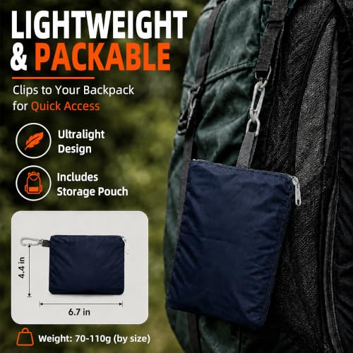 Frelaxy Waterproof Backpack Rain Cover Midnight Blue L (35L-50L) for Hiking & Travel