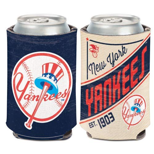 New York Yankees Vintage Can Cooler - 12oz Insulated Foam