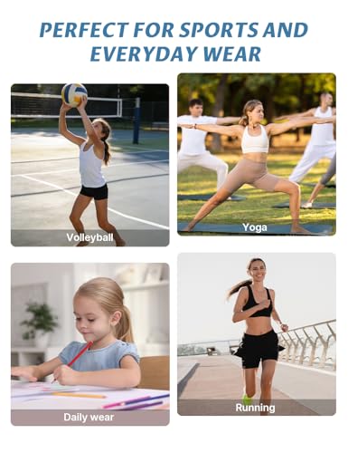 Dovio Girls Navy Sports Bra 7-8 Years Fully Lined with 10+ Pads, Activewear